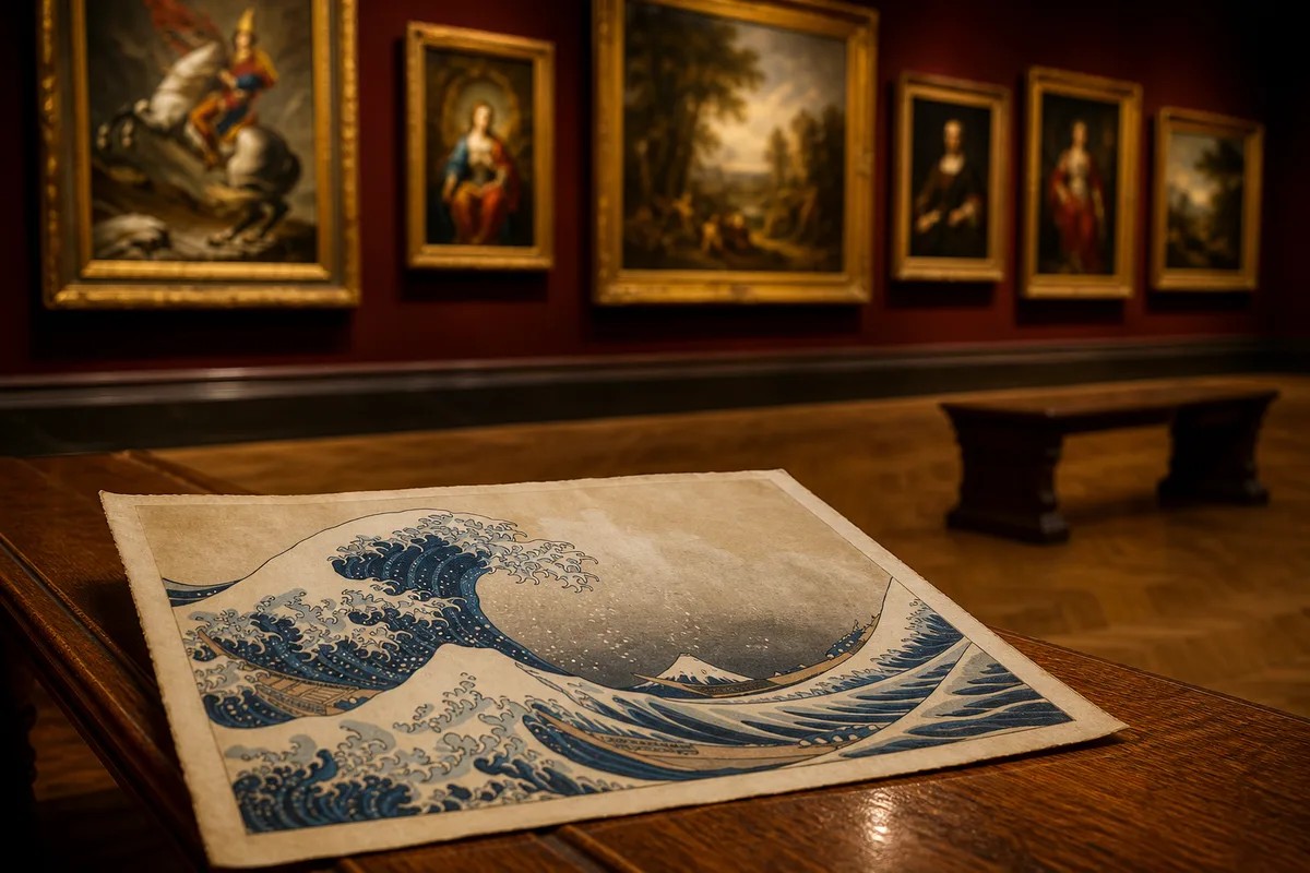 Hokusai et l'estampe japonaise : la vague qui a traversé l'Europe